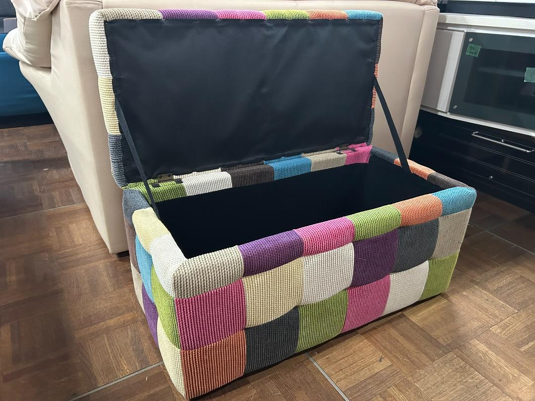 【手渡し専用】カラフル収納スツール／ベンチ型ボックス