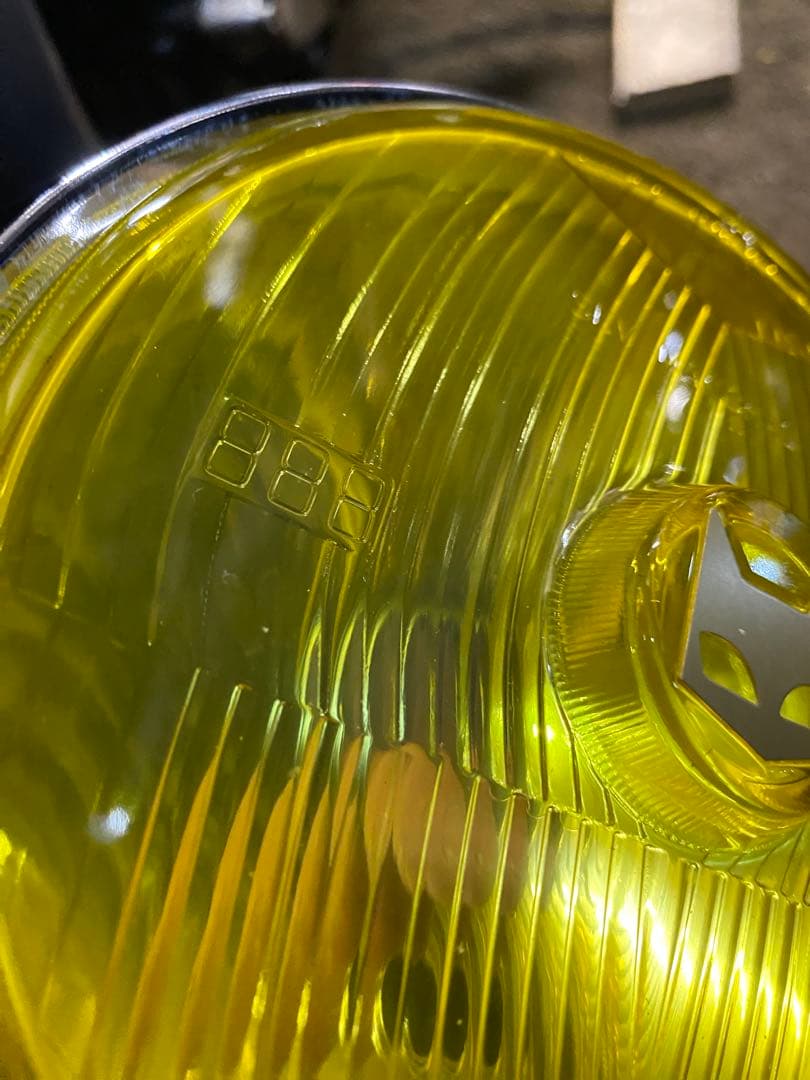 マーシャル 888 イエローレンズ 160mm レンズのみ ヘッドライト マーシャル 888 イエローレンズ 160mm レンズのみ ヘッドライト