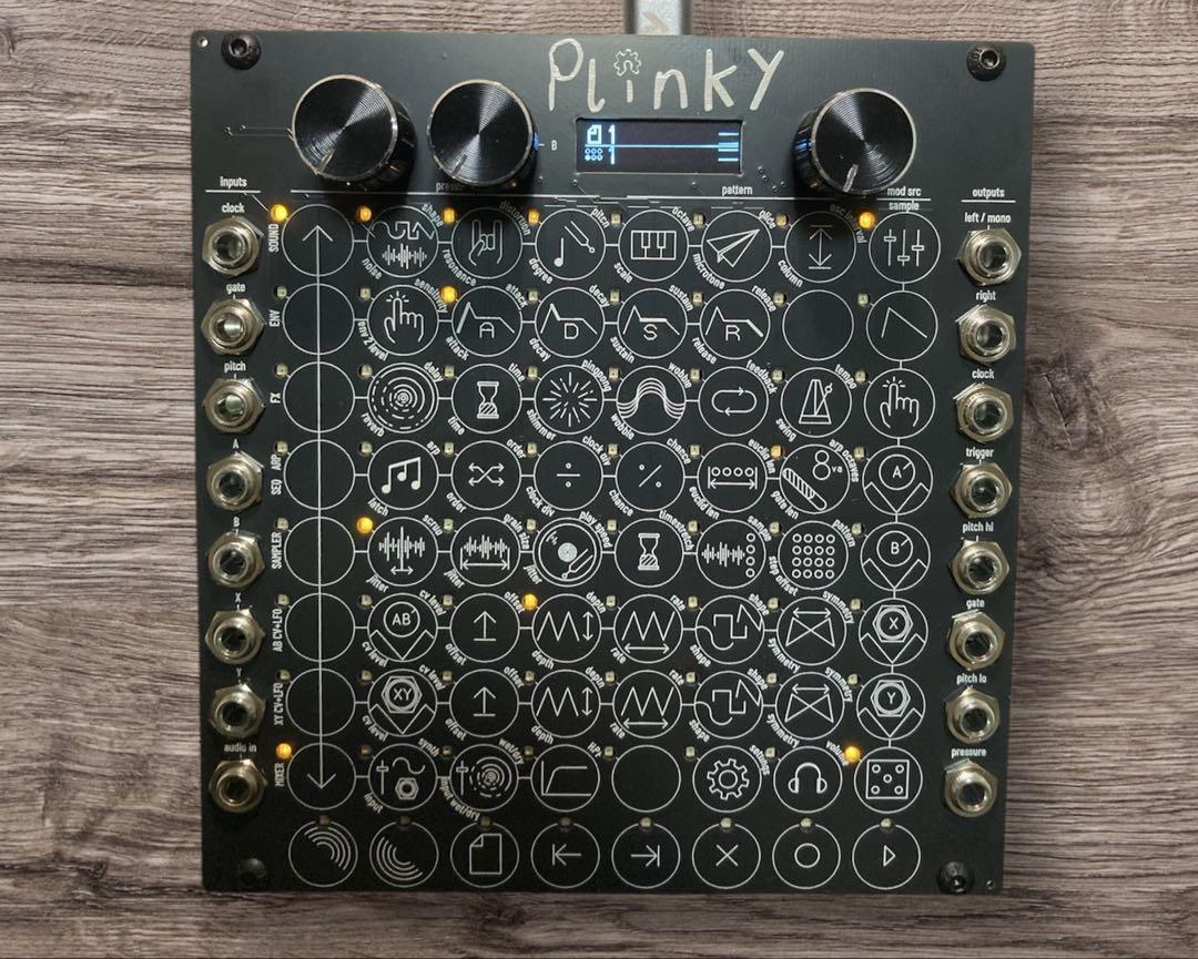 Plinky synth V3 ユーロラック タッチ式高機能シンセ　アンビエント Plinky synth V3 高機能シンセサイザー モジュラー ユーロラック