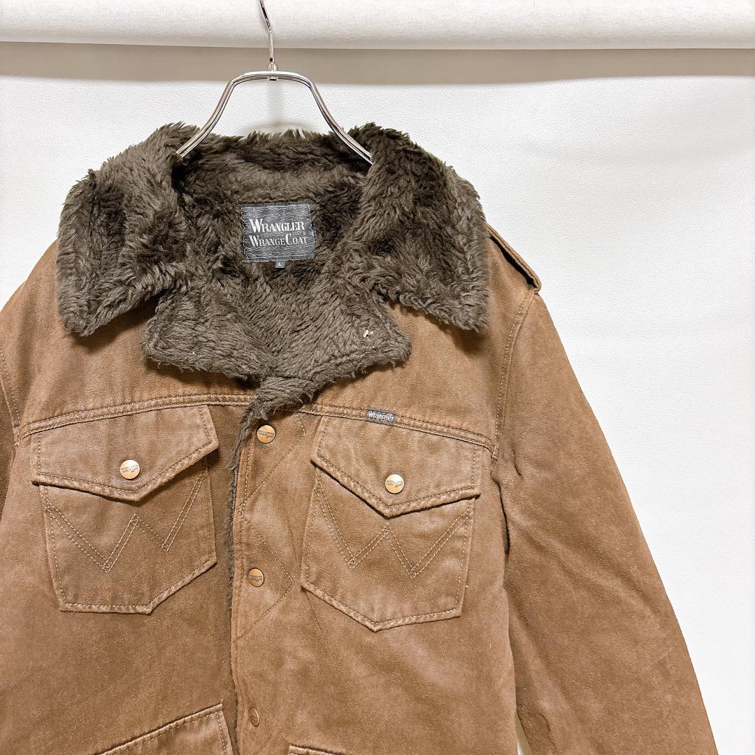 Wrangler ボア　ランチコート　L ブラウン