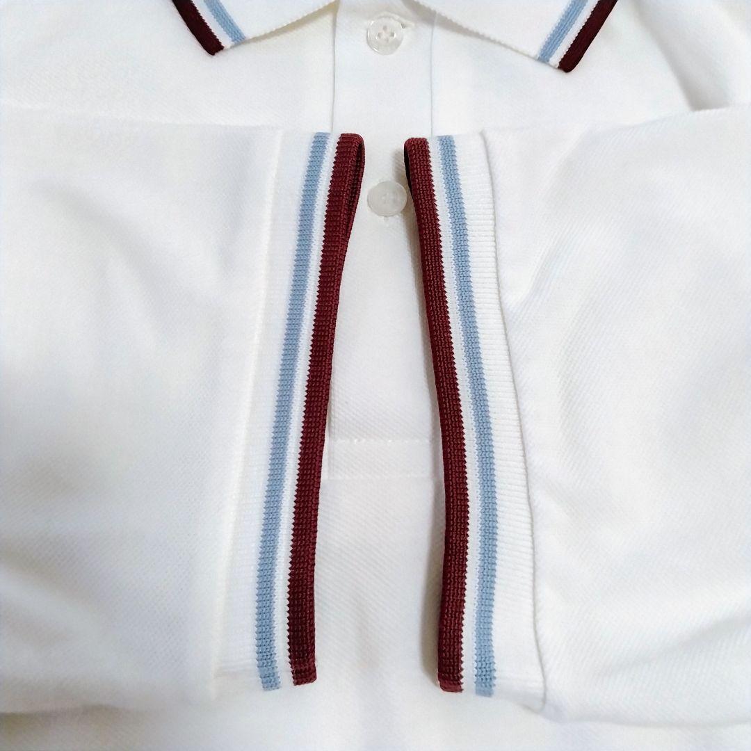 【美品 英国製 L】フレッドペリー M12 ポロシャツ 半袖 Tシャツ ロゴ刺繍