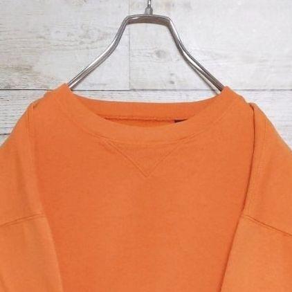 超希少 バックプリント ゆるダボ オレンジ Y5n7P-m12691647875 オールドギャップ L GAP 国産特価