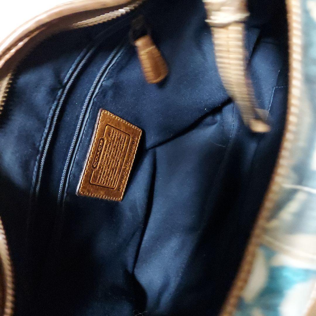 デニムパッチワークハンドバッグ　　COACH