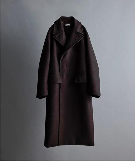 LIDNM（リドム）の「Super140s OFFICER COAT（チェスターコート