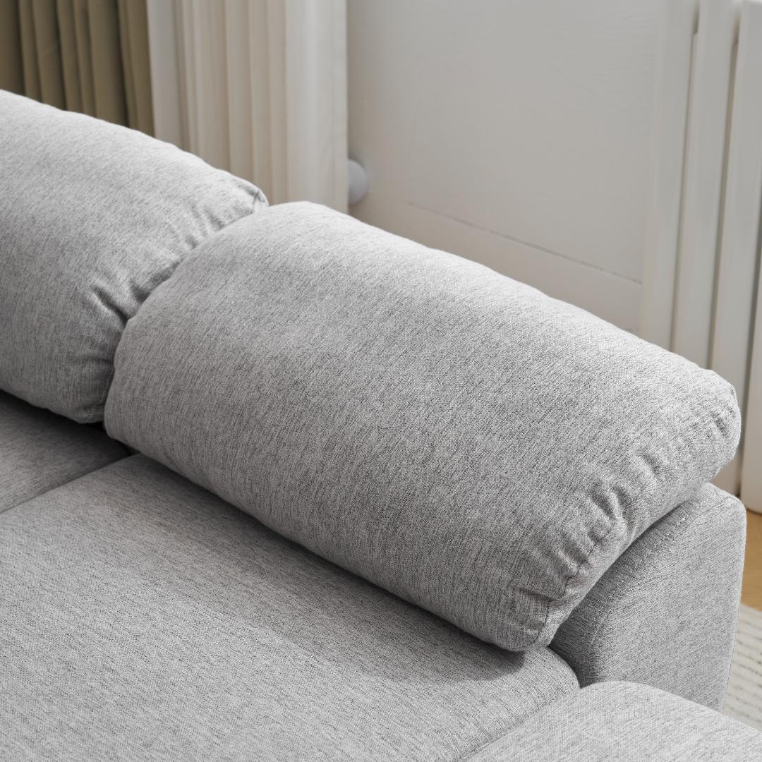 超人気! ソファーセット 2-5人掛け クッション付き 肘付きGray 超人気! ソファーセット 2-5人掛け クッション付き 肘付きGray