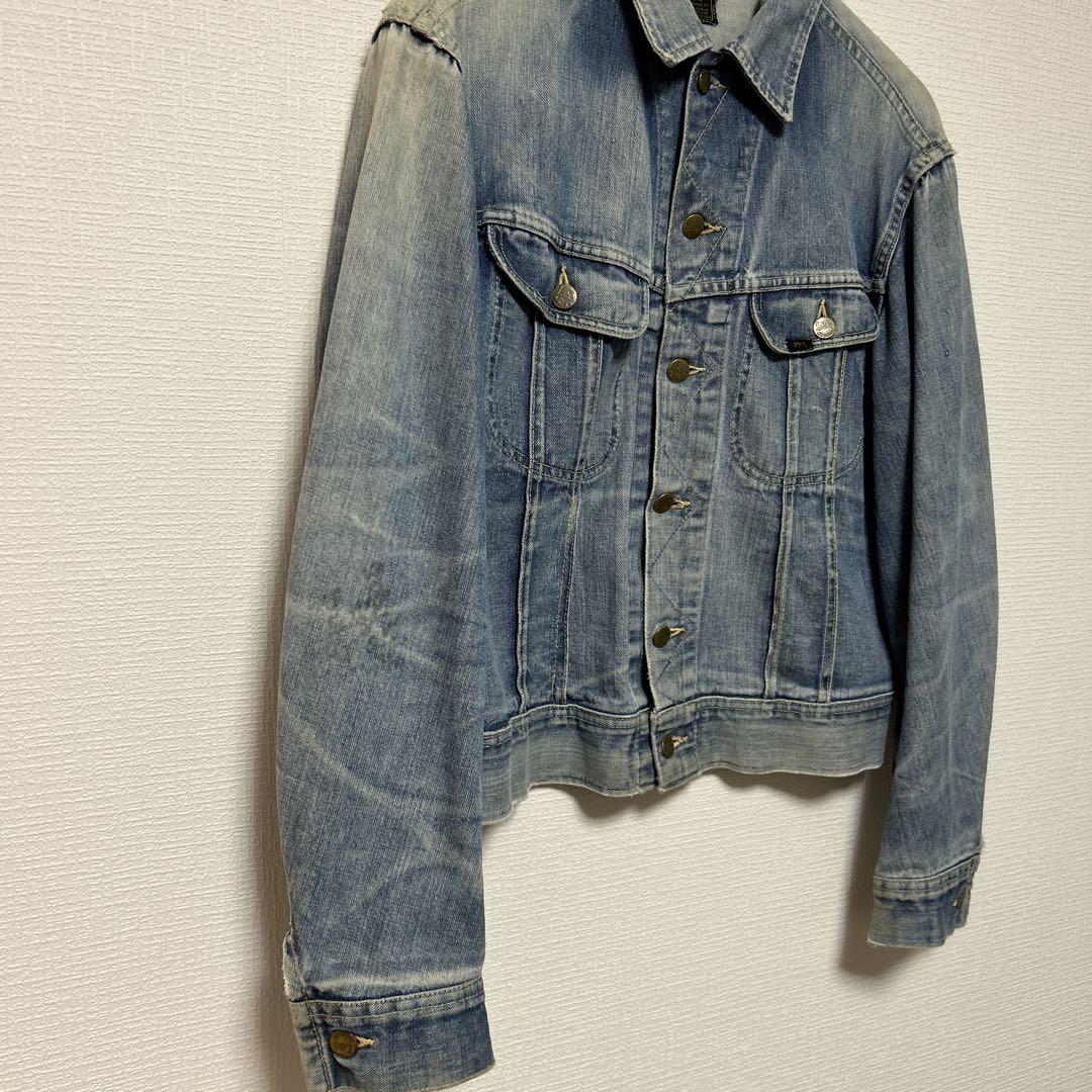70s Lee 101-j デニムジャケット 黒タグ USA製 40 オリジナル 画像7