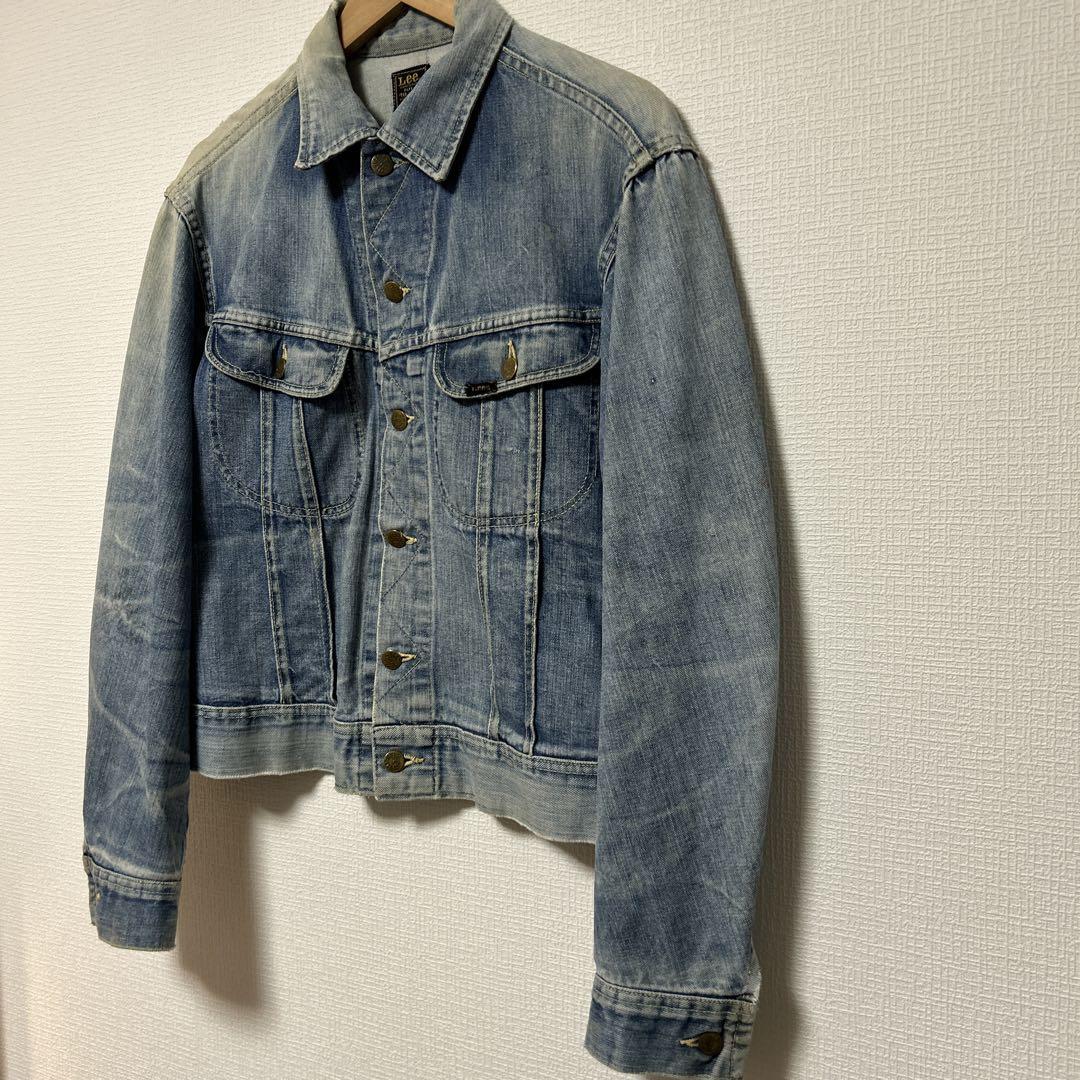 70s Lee 101-j デニムジャケット 黒タグ USA製 40 オリジナル 画像8