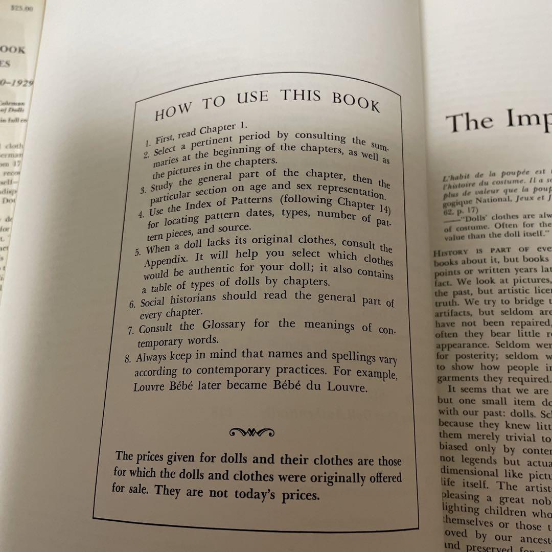 洋書 The Collector's Book of Doll's Clothes