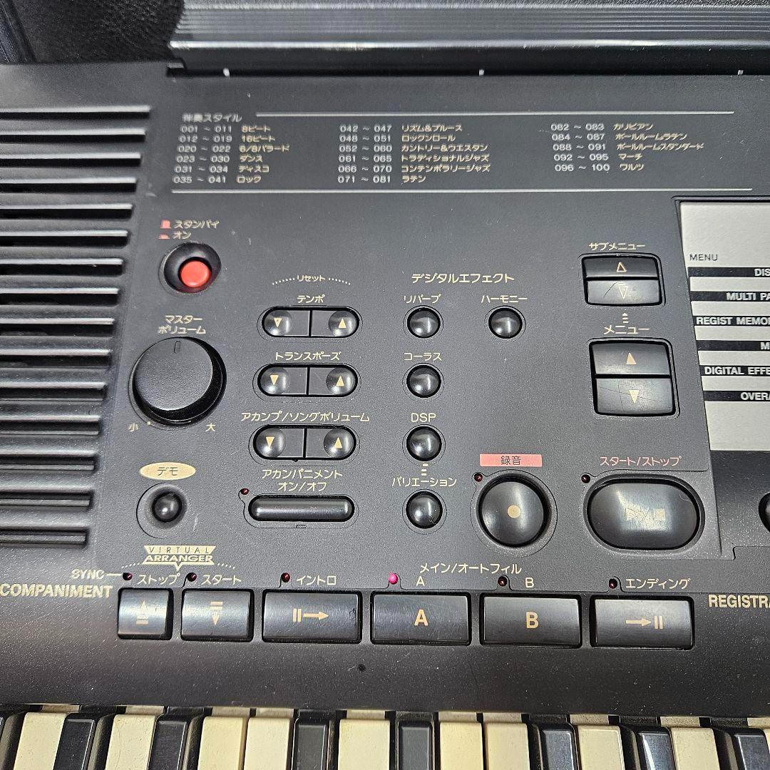 【現状品】YAMAHA PSR-630 シンセサイザー 純正ケース付 61鍵 現状品】YAMAHA PSR-630 シンセサイザー 純正ケース付 61鍵