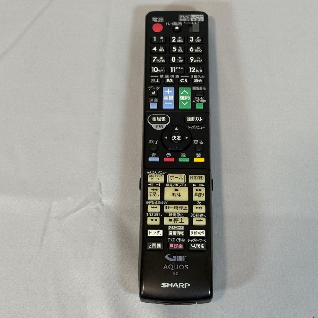 【希少品】 SHARP シャープ ブルーレイレコーダー BD-T3800