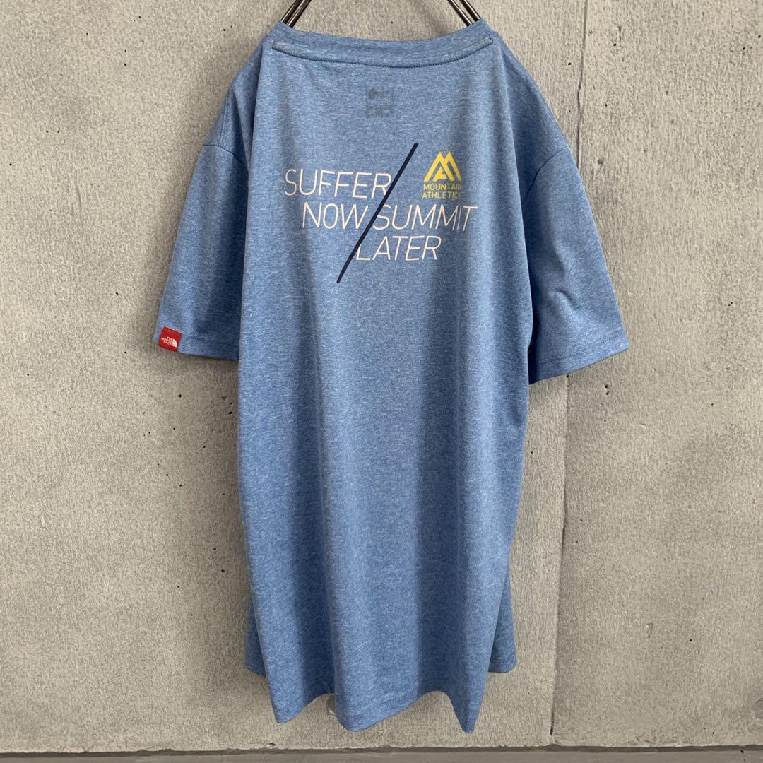 ノースフェイス　半袖　ブルー　kids160
