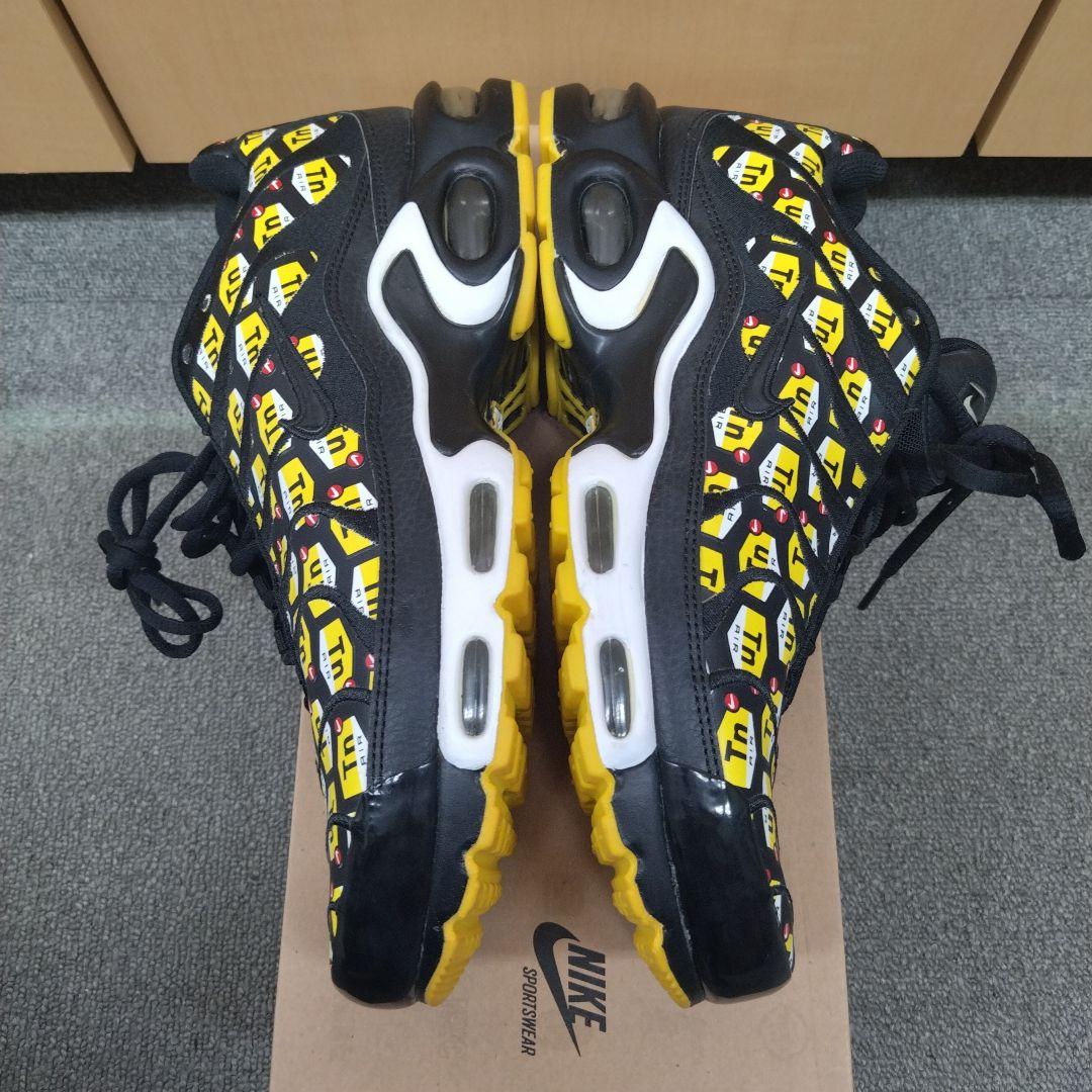 美品28cm★ナイキair max plus マックスプラス 黒黄