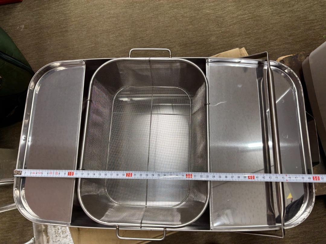 【中古品】業務用 フライヤー用 油缶 油受け 業務用廃油受け