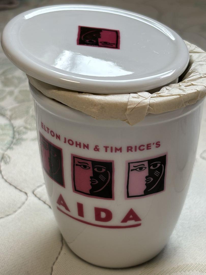 劇団四季AIDA コップ2個セット&Ｔシャツ2枚Ｓ（ピンク)Ｌ（ブルー)