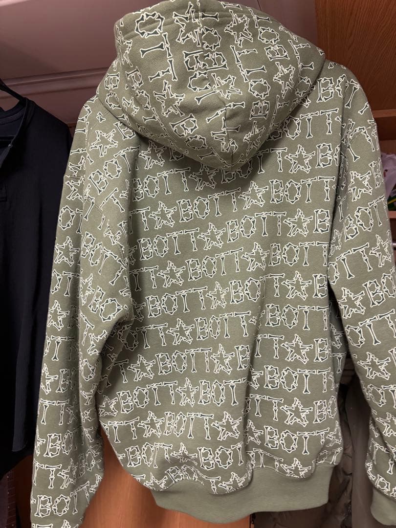 BoTT ジップパーカーオリーブ L BoTT ジップパーカーオリーブ L