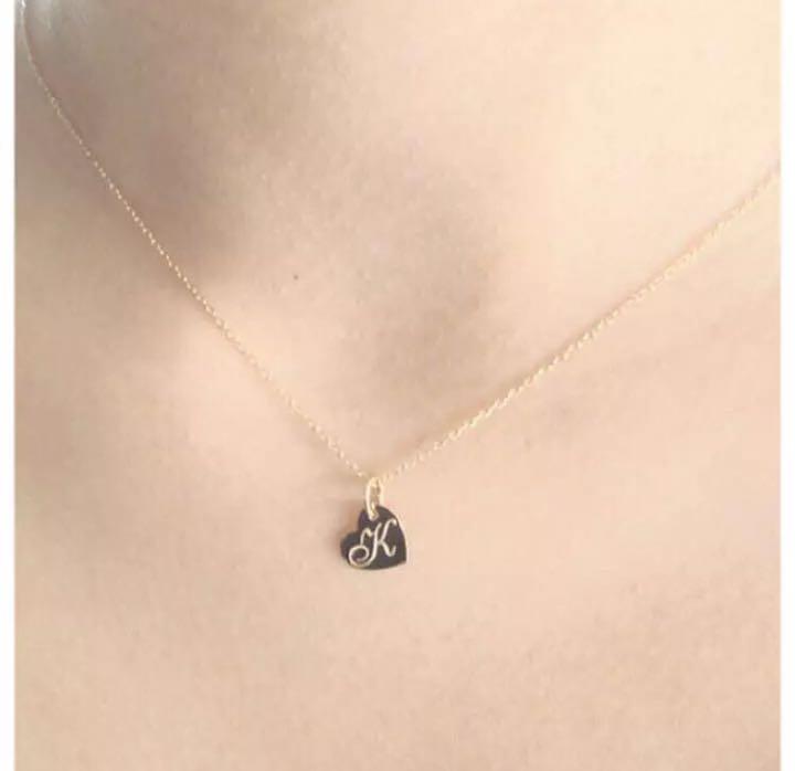 ネックレス≖ オリジナル ネックレス 名入れ商品 K10 9aOjE-m12706092452 イニシャル ペンダント アクセサリ