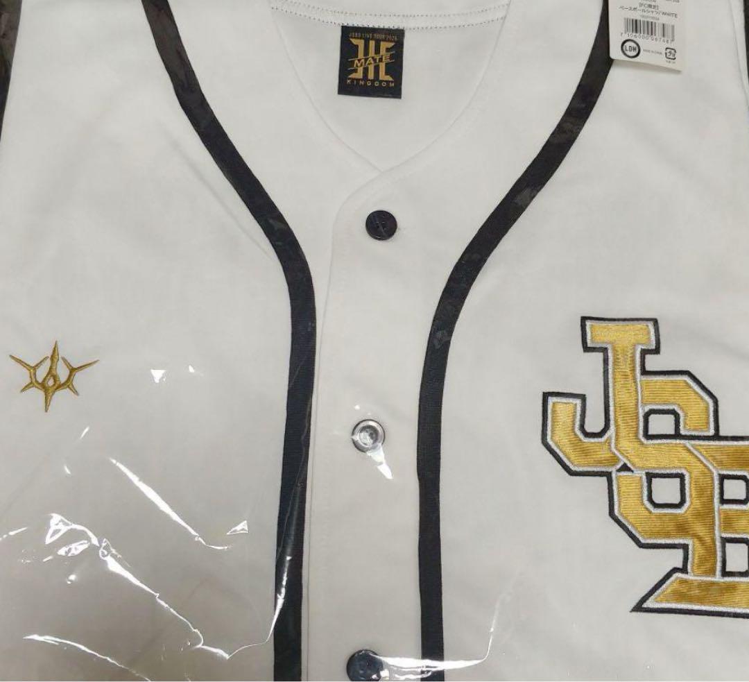 三代目JSB KINGDOM ベースボールシャツ WHITE 　FC限定 EXILE TRIBE STATION ONLINE STORE｜【FC限定】LIVE TOUR 2025