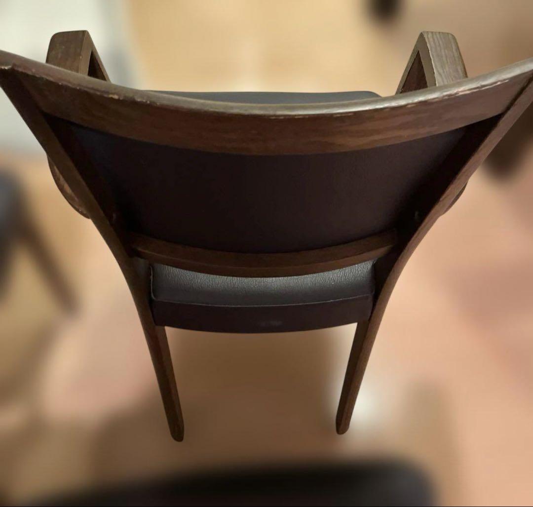 受取または送料別 カリモク椅子4