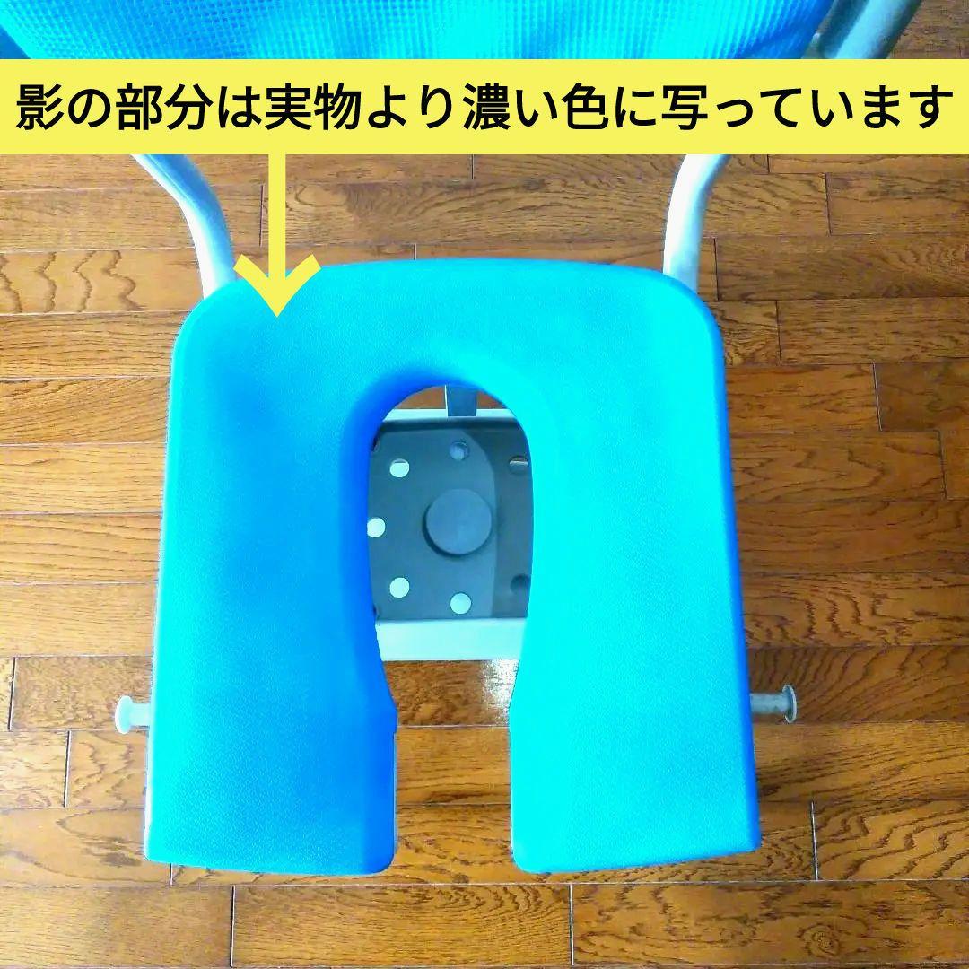 ウチエ製 浴室用椅子 ( 風呂椅子 ) 360度回転式 跳ね上げ式肘掛け