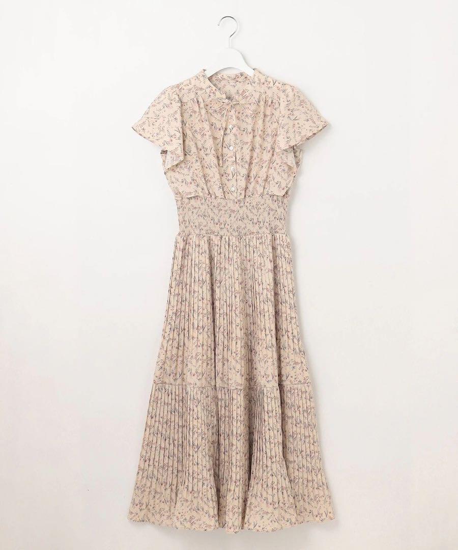 【美品】　Feroux フェルゥ ウエストシャーリングデシン ワンピース