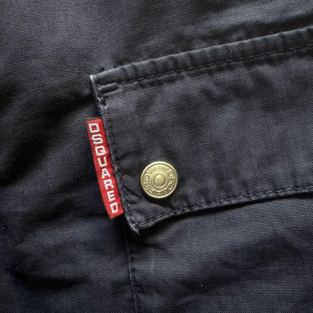 DSQUARED2 ディースクエアード フロントジップ カーゴパンツ 48 DSQUARED2 ディースクエアード フロントジップ カーゴパンツ 48