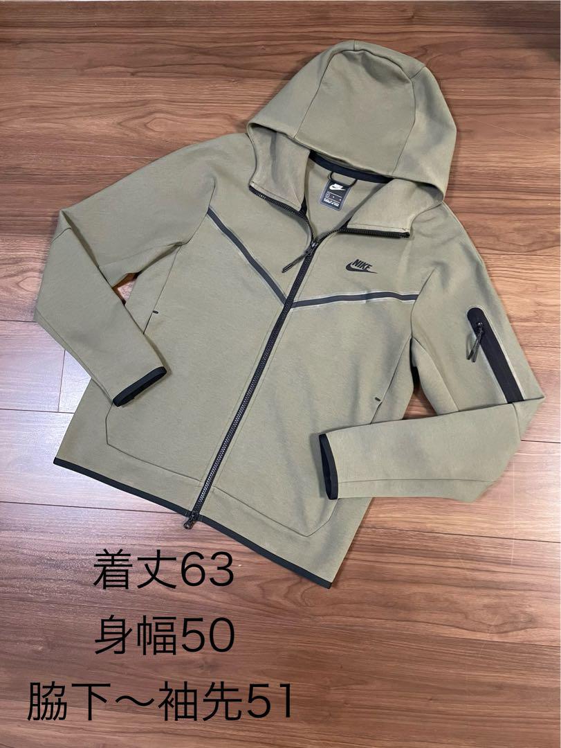 テックフリース カーキ セットアップ nike 希少カラー✨】NIKE ナイキ テックフリース セットアップ 上下XL