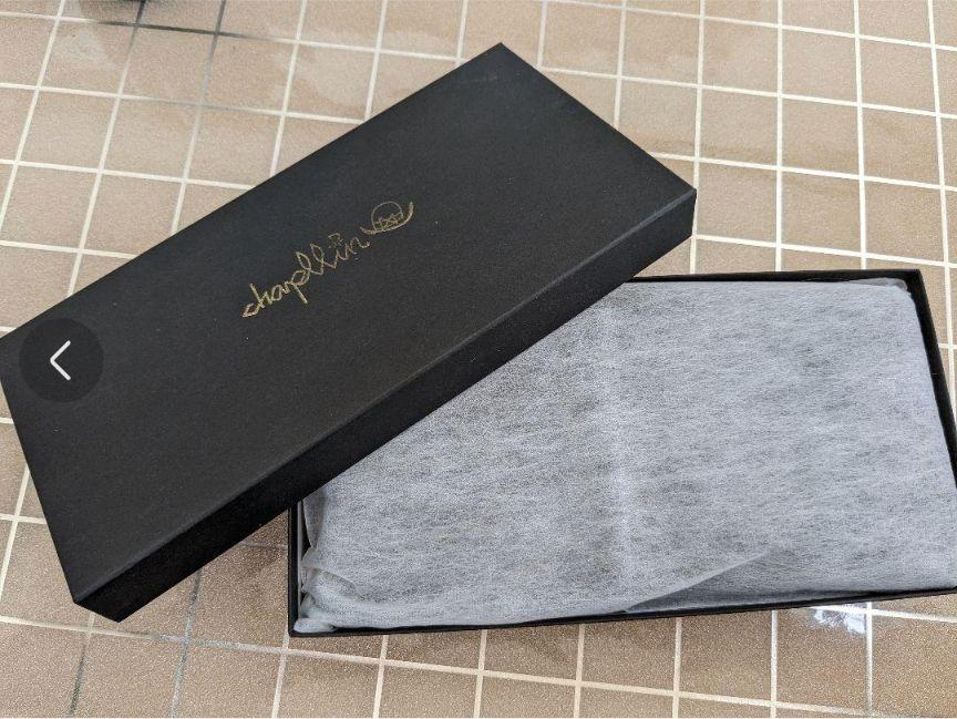 【美品】chaplin　長財布　象本革　日本製