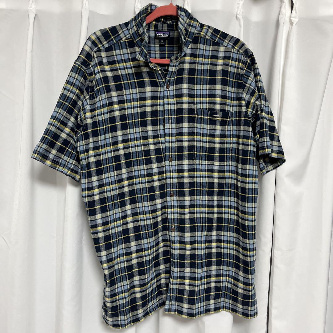 Patagonia半袖オーガニックコットンシャツ L | CUSTOM FEVER