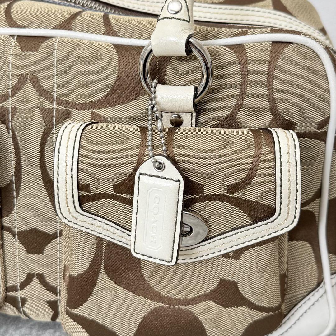 Vintage Coach Gallery Pocket Satchel Bag