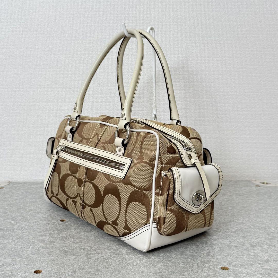 Vintage Coach Gallery Pocket Satchel Bag