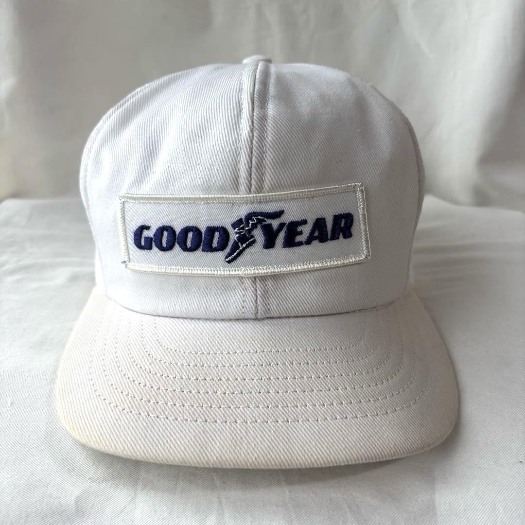 GOOD YEAR キャップ SWINGSTER 帽子 USA製 グッドイヤー GOOD YEAR SWINGSTER キャップ USA製 帽子 タイヤ 白 - メルカリ