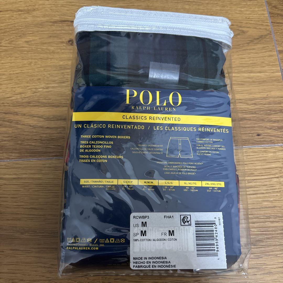 Polo Ralph Lauren トランクス 3枚セット M