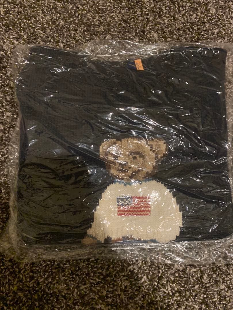 【未使用に近い】ポロラルフローレン ポロベア ニット セーター キッズXL 【未使用に近い】ポロラルフローレン ポロベア ニット セーター キッズXL