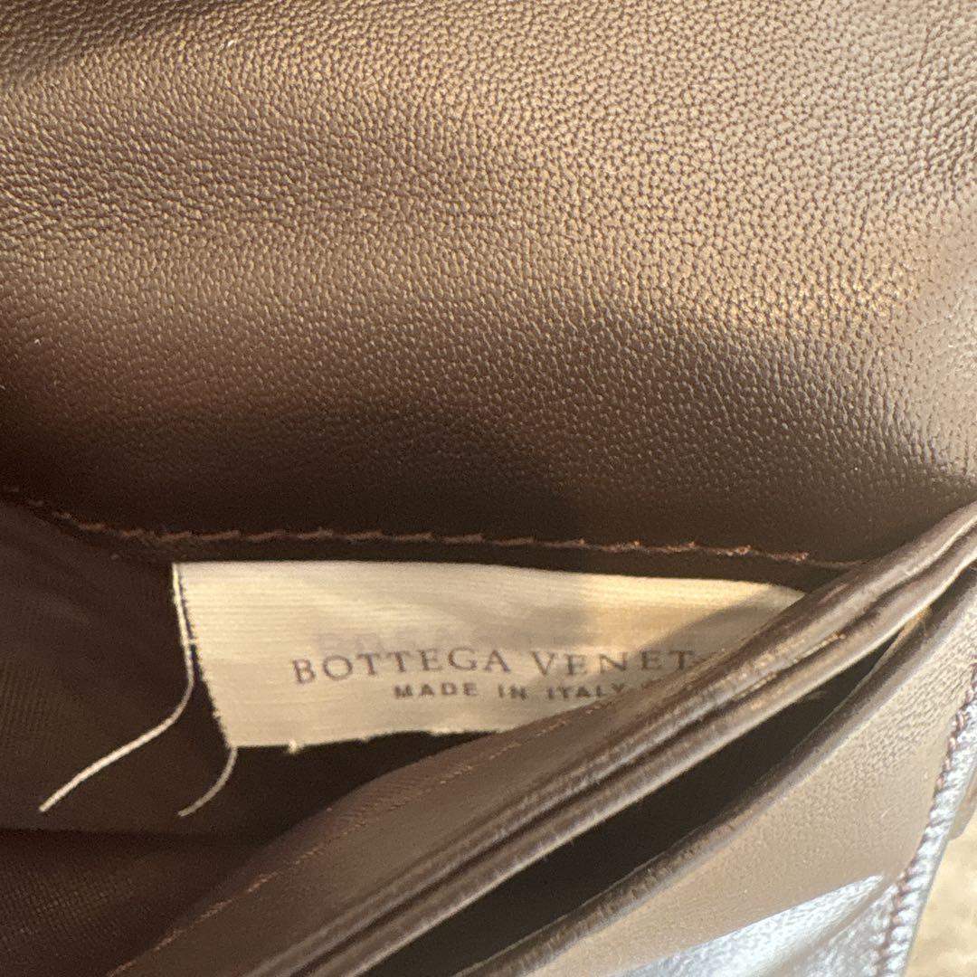 Bottega Veneta ブラウンレザー長財布