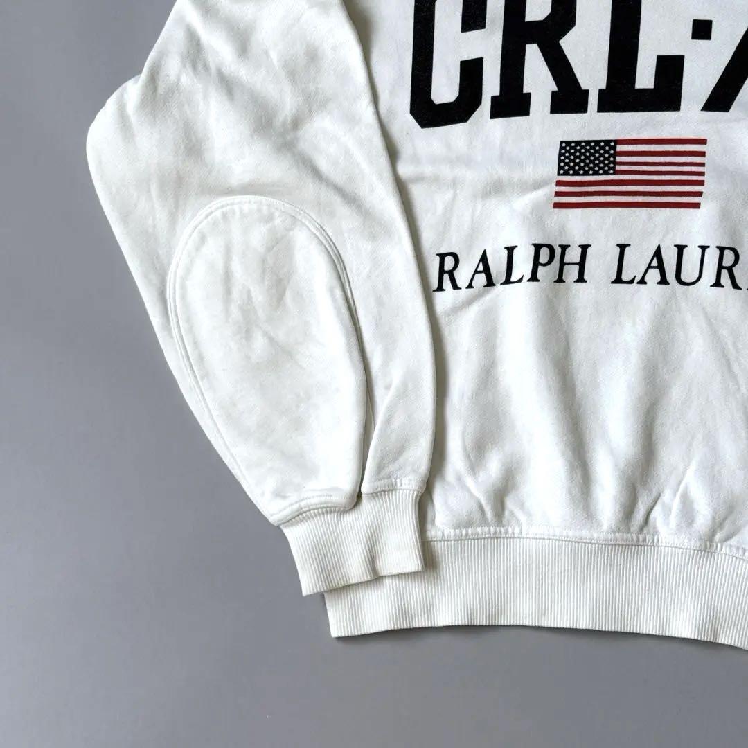 CHAPS RALPH LAUREN ロゴスウェット CRL-78 ホワイト M