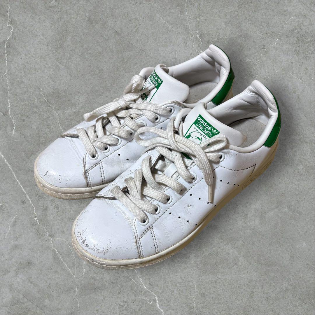 2025年新作 K46】adidasアディダススニーカースタンスミスSTAN SMITH白×緑 靴