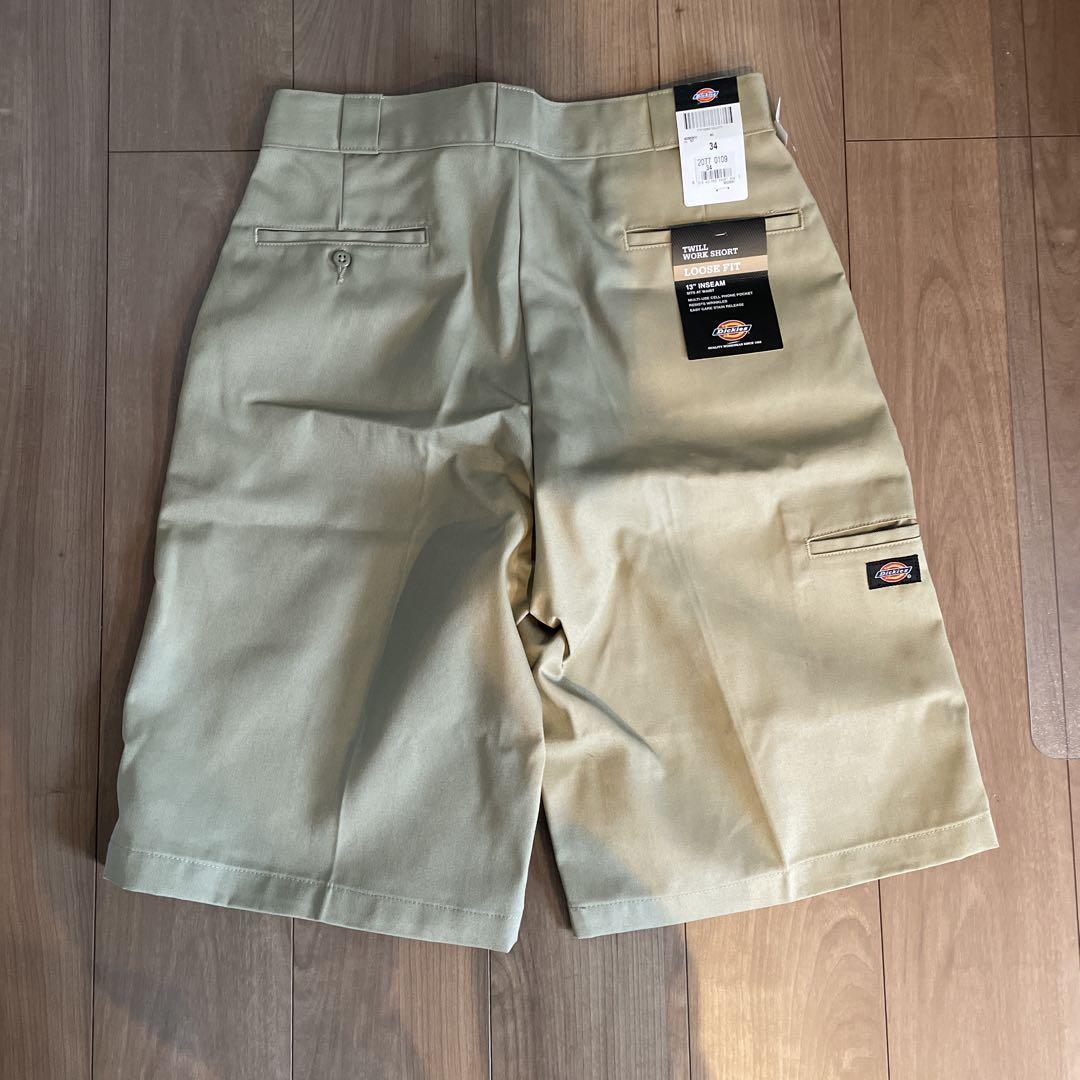 Dickies Twill Work Short ルーズフィット ベージュ 34