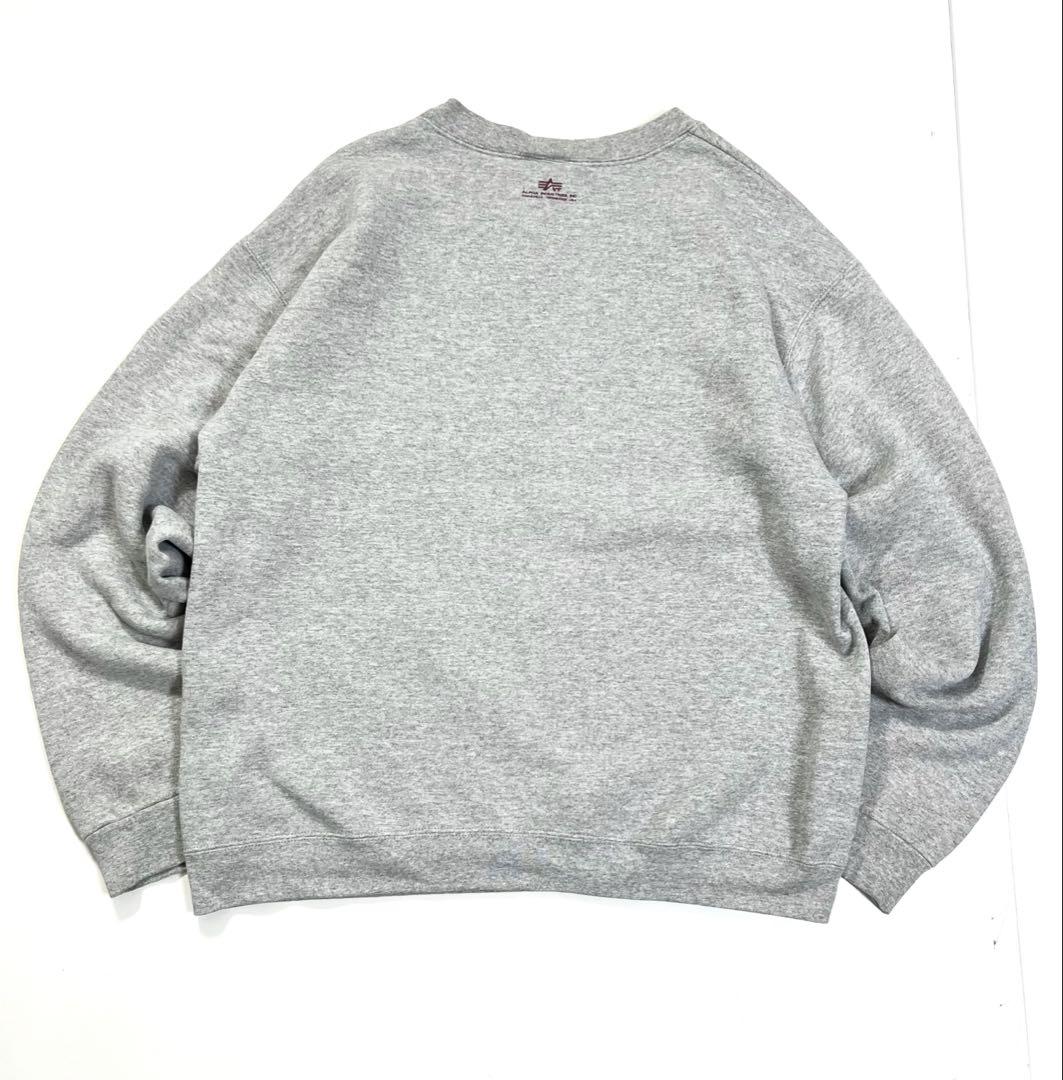 90s USA製　ALPHA アルファ　U.S. AIR FORCE スウェット