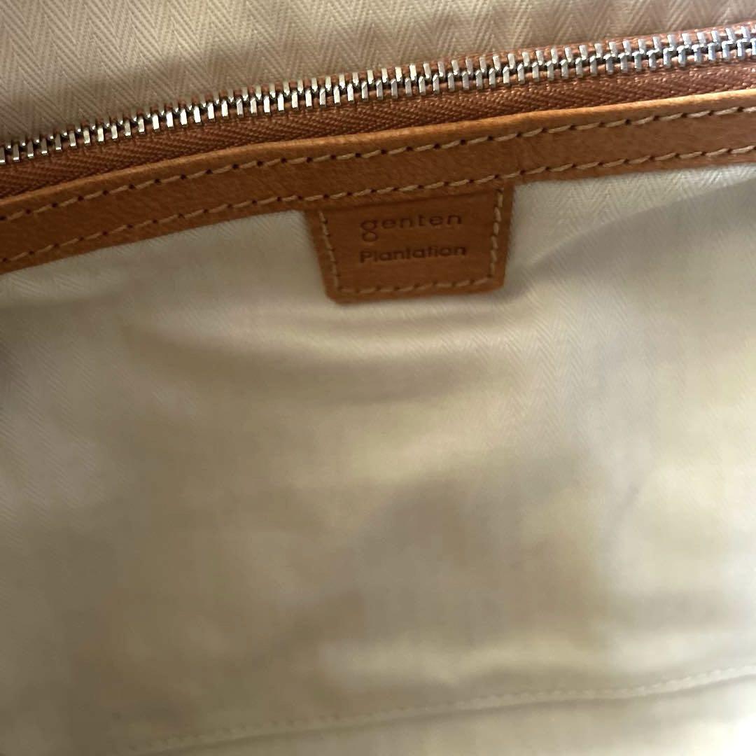 むー　極美品　ゲンテンゴートベーシック　プランテーション　コラボバッグ 極美品ゲンテンゴートベーシックプランテーションコラボバッグ