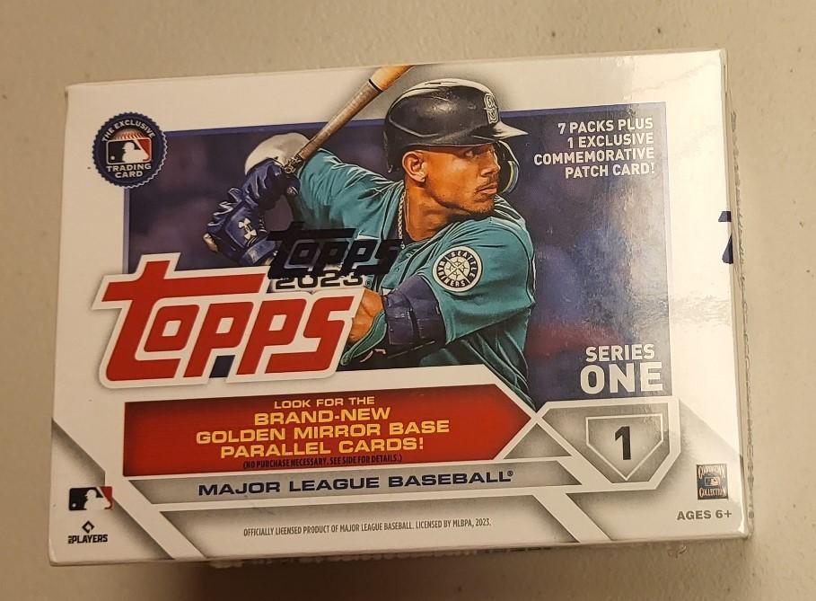 MLB2023ToppsSeMLB 2023 Topps Series 1 Blaster Box