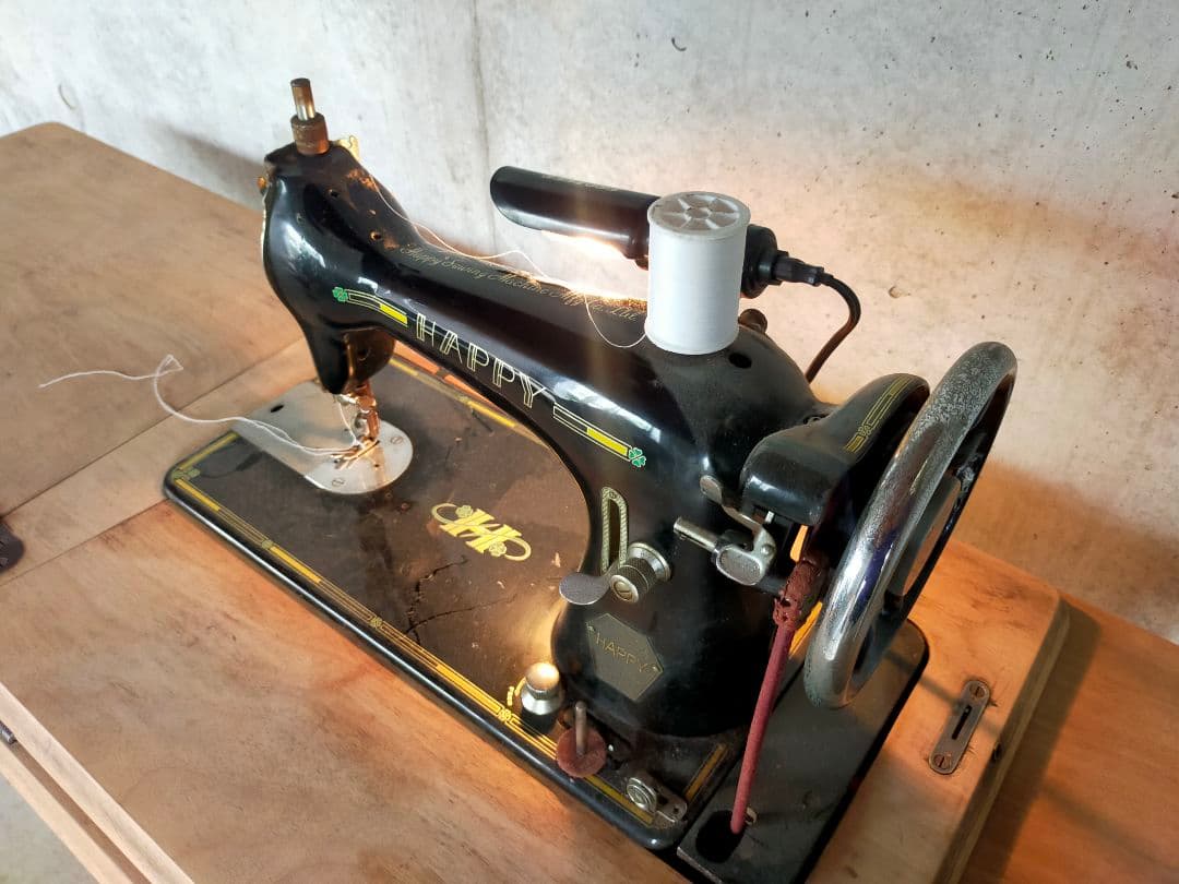 アンティークミシン ミシン脚 BROTHER HAPPY 一式セット