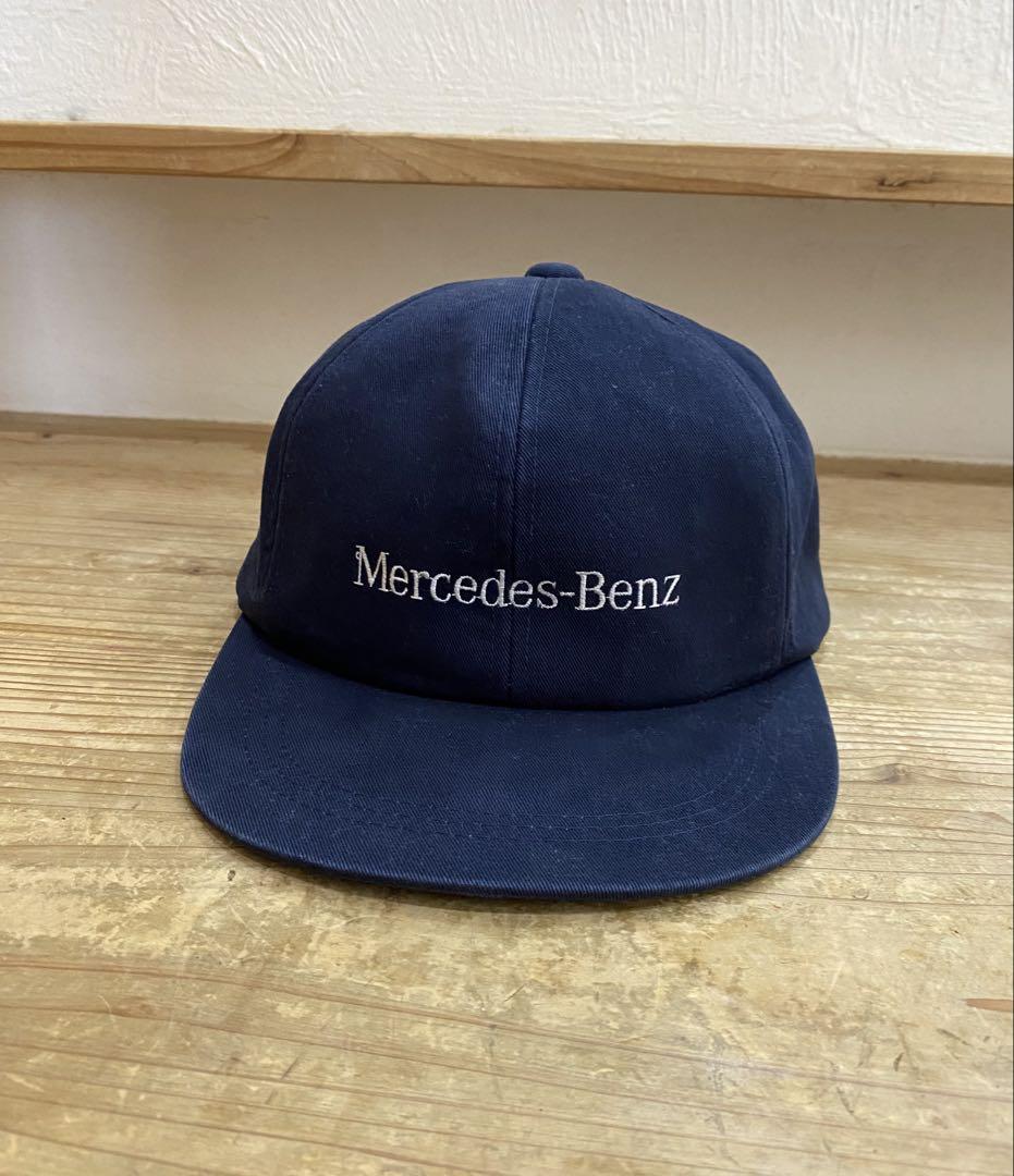 YANASE Mercedes-Benz刺繍 ベースボールキャップ ネイビー