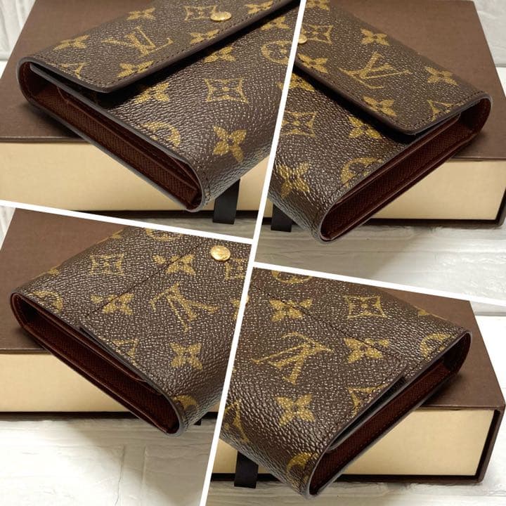 正規品⭐️LOUIS VUITTON⭐️モノグラム⭐️パピエ⭐️三つ折り財布