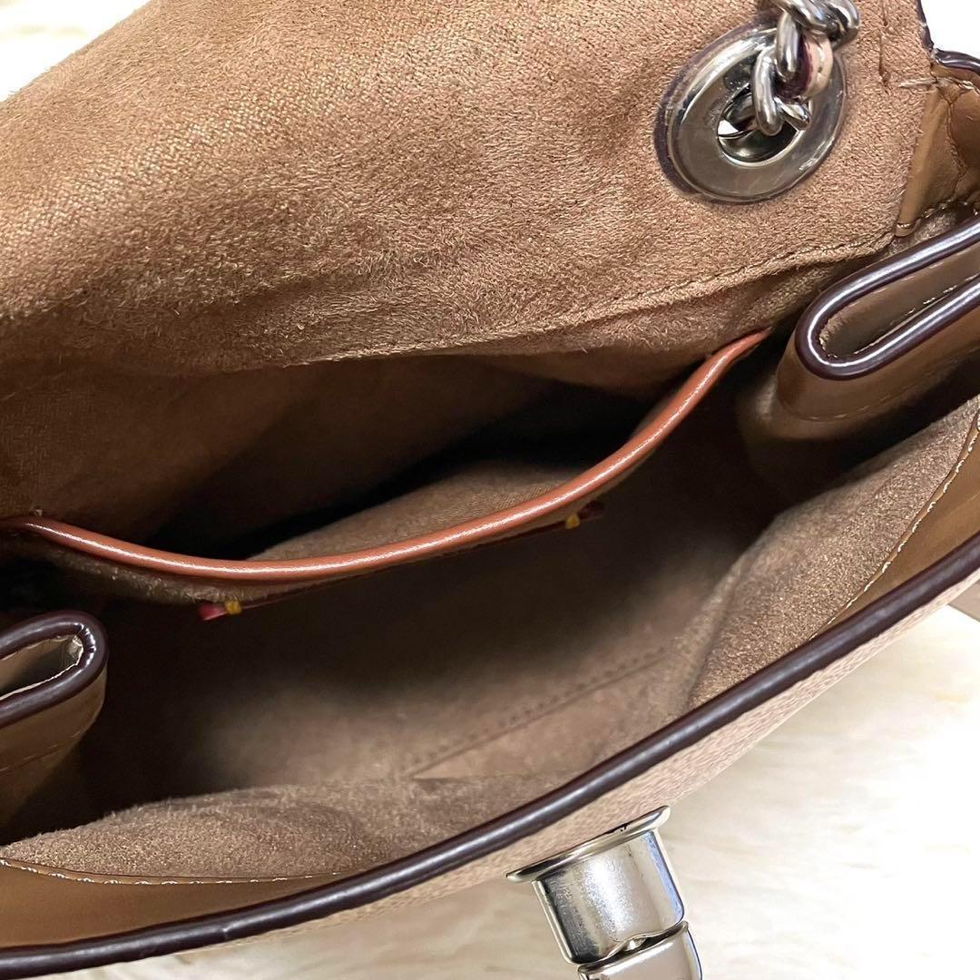 【新品未使用品】COACH リュック ターンロック シグネチャー レザー
