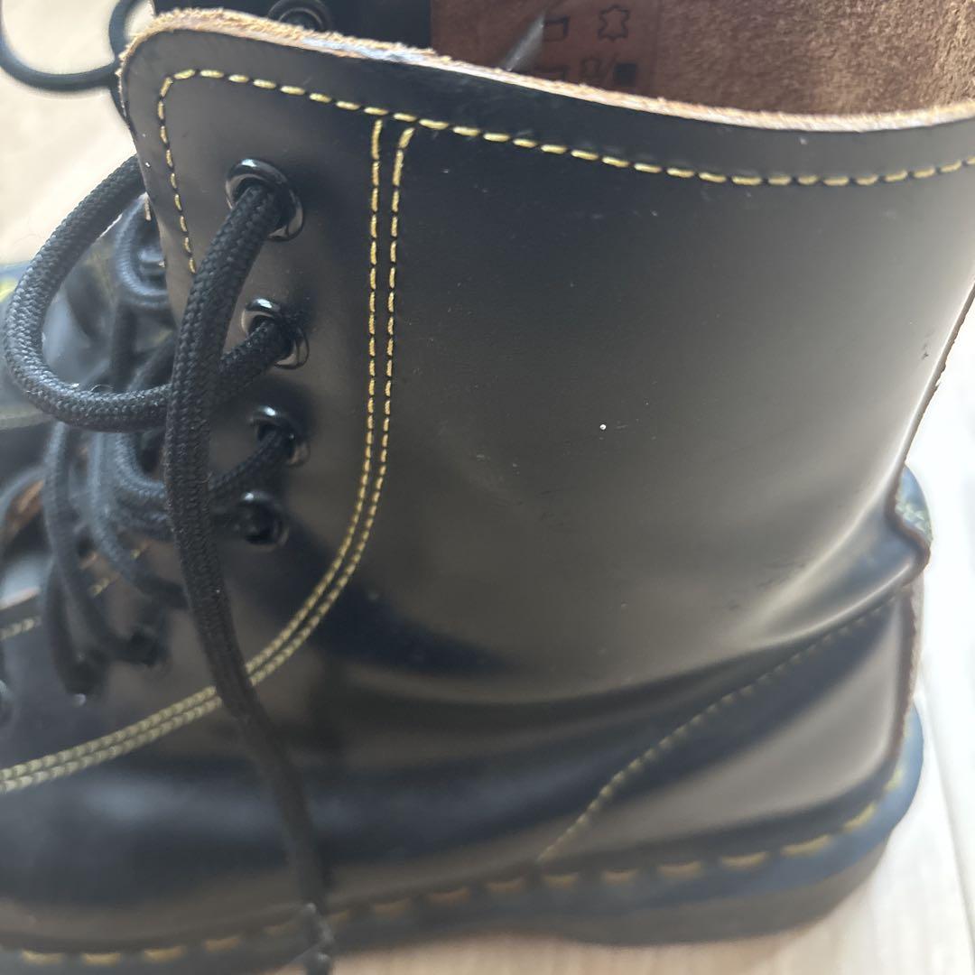 Dr. Martens 黒 レザー ワークブーツ