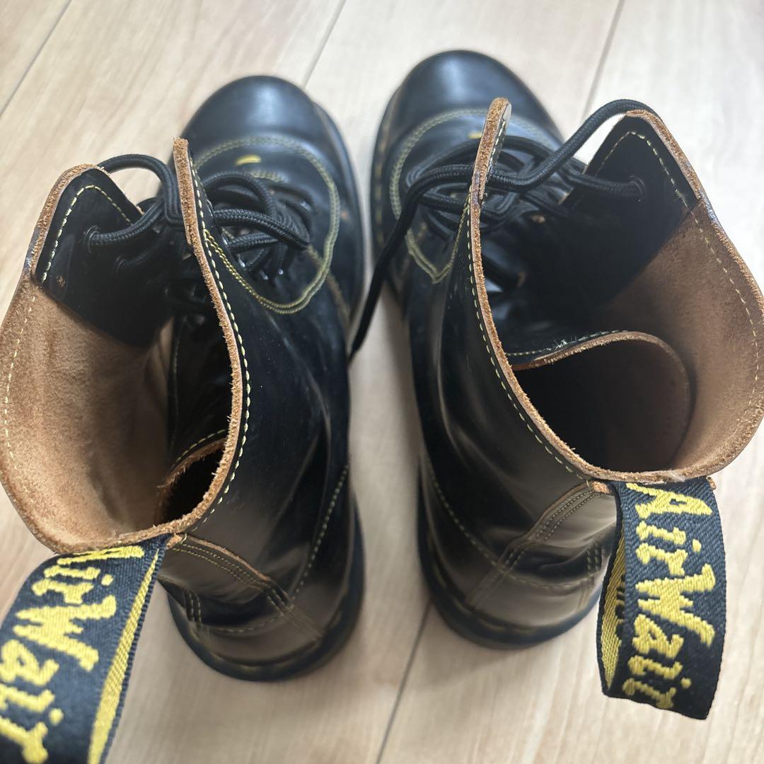 Dr. Martens 黒 レザー ワークブーツ