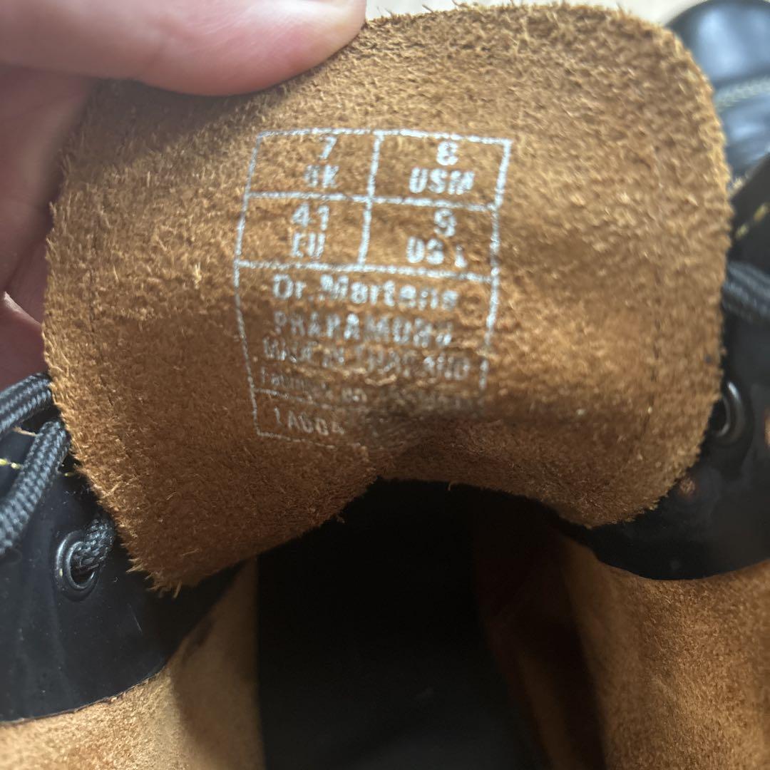 Dr. Martens 黒 レザー ワークブーツ
