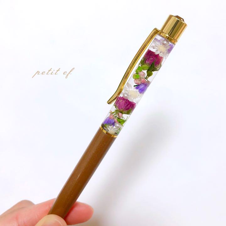 在庫在庫あ ローズガーデン❁ リトルウッズのハーバリウムボールペン♡替芯orラッピング無料 FY986-m12734255260 数量限定安い