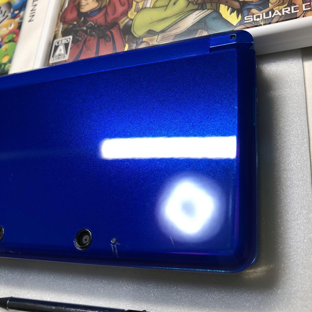 ニンテンドー3DS 本体 青 ゲームソフト2本付き
