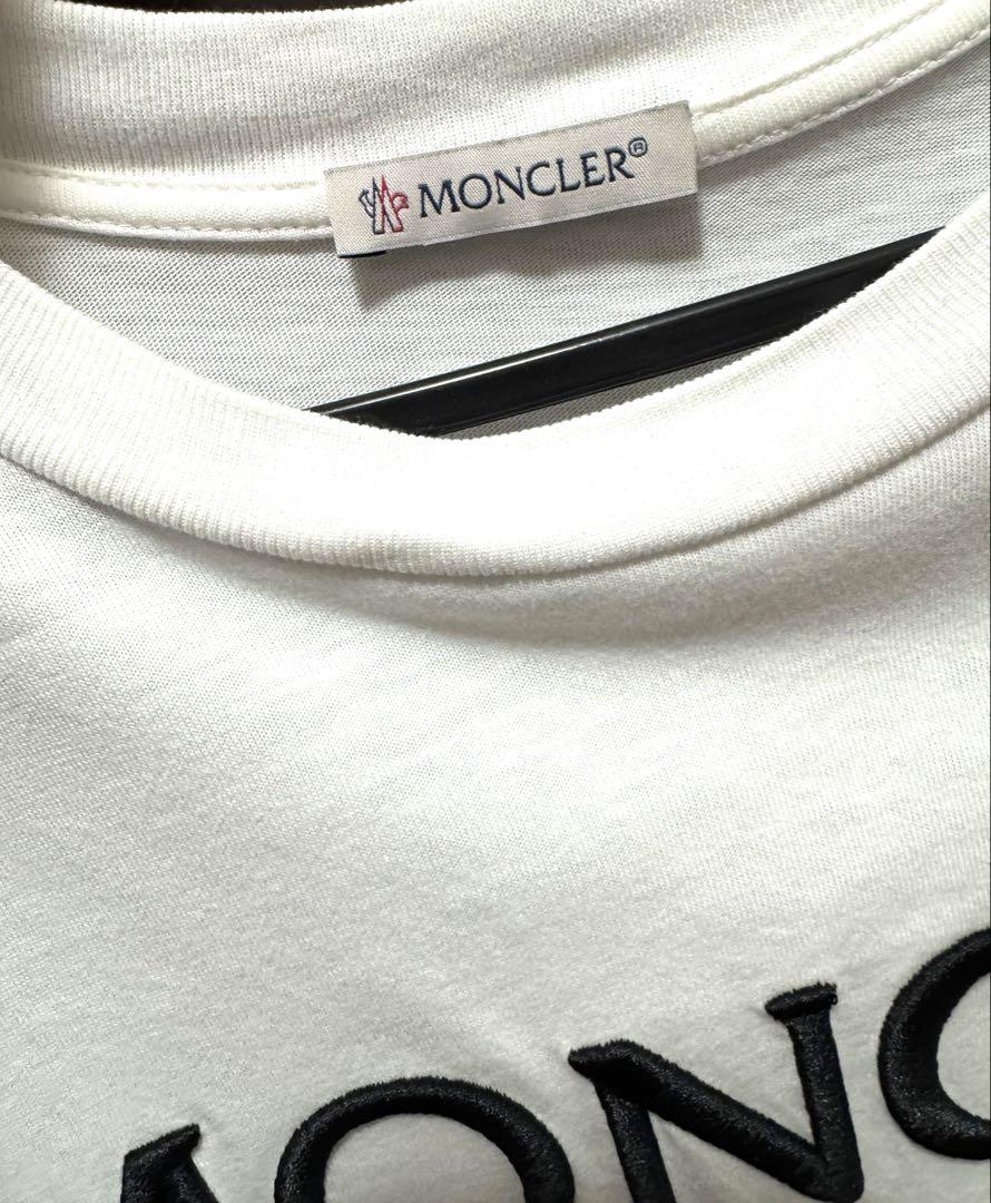 MONCLER ホワイト Tシャツ